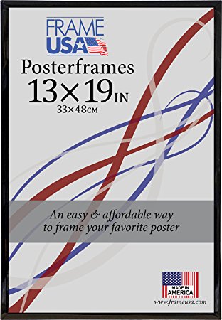 Hardboard Posterframe Frames, 13 x 19", Black