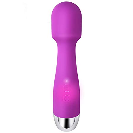 Waterproof Wand Massager Handheld Cordless and Powerful Massager for Travel, 10 Speeds and 20 Modes for Back Neck Shoulder Feet