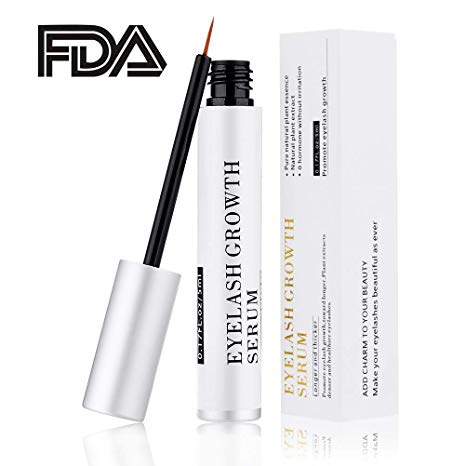 BOMEON Eyelash Growth Enhancer & Brow Serum and Eyebrow Max Strength Peptide Enhancing Conditioner For Longer Lash and Brows, 5 ml