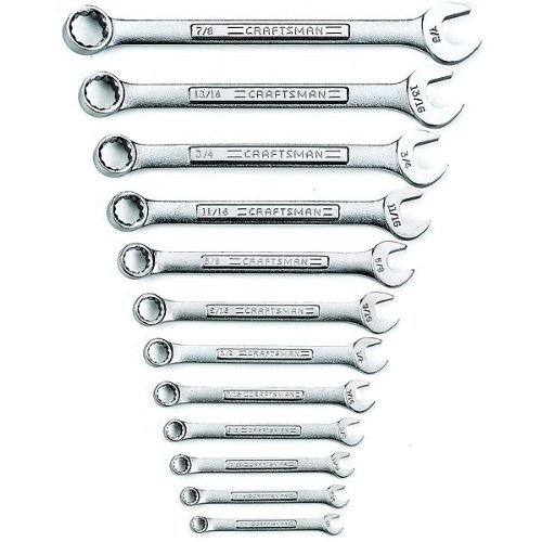 Craftsman 12 pc. Standard 12 pt. Combination Wrench Set, 47046