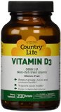 Country Life Vitamin D3 5000 IU 200-Softgel