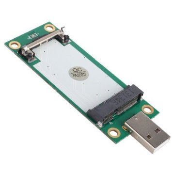 DN Mini PCI-E Wireless WWAN to USB Adapter Card with SIM Card Slot Module Testing