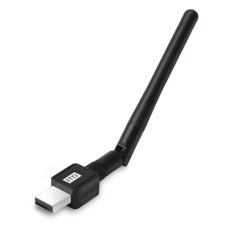 ITANDA USB Wifi 150mbps Wireless Adapter with Antenna for Win 10/8.1/8/7/XP/Vista
