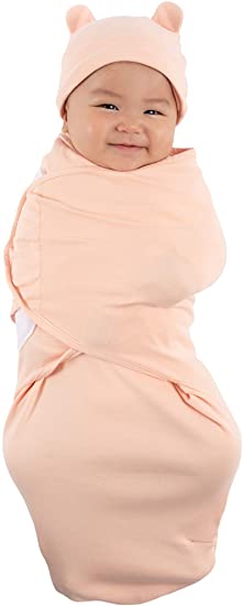 Cuddle Club Baby 100% Cotton Swaddle - Infant Adjustable Newborn Blanket Wrap