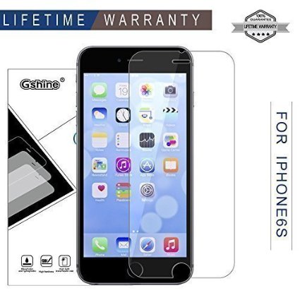 Gshine® iPhone 6 Tempered Glass Screen Protector, Tempered Glass iPhone 6/ iPhone 6S