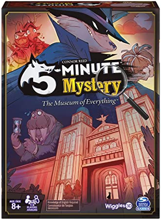 5-Minute Mystery The Museum of Everything Game, for Adults and Kids Ages 8 and up, by SpinMaster