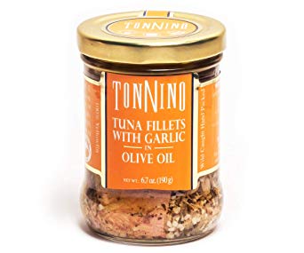 Tonnino - Gourmet - Low Calorie - Superior Taste - Gluten Free - Kosher - Yellowfin - Jarred Premium Tuna - Spring Water or Olive Oil 6.7 oz - Pack of 6