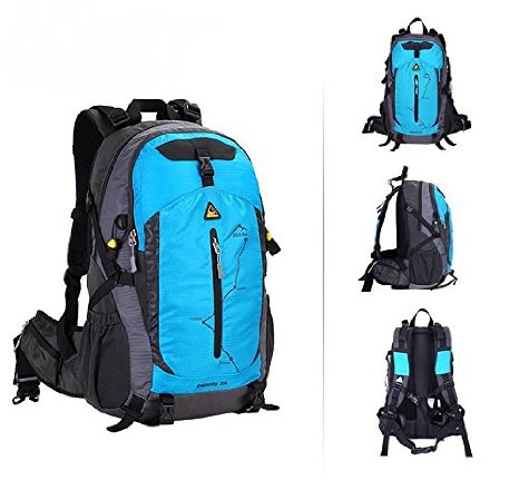 Kimlee Waterproof Travel Backpack Hiking Daypack Camping Backpack use for Sports Outdoors,35l