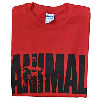 Universal Nutrition Red"Animal" Iconic T-Shirt M