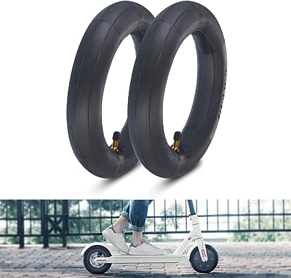 8.5-Inch Scooter Inner Tube 8 1/2 x 2 Thickened Inner Tubes for Xiaomi Mi M365 Electric Scooter 2 Pack Scooter Heavy Duty Inner Tube for Mini Pocket Bikes Electric Scooter Parts