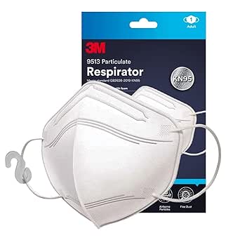 3M 9513 KN95 Certified Disposable Respirator