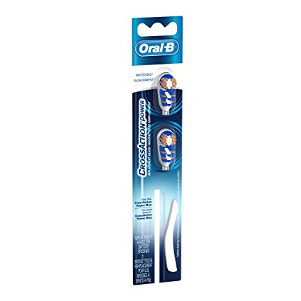 Oral-B Cross Action Power Electric Toothbrush Replacement Brush Heads Refill, 2 Count