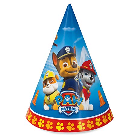 Paw Patrol Birthday Party Supplies 16 Pack Cone Party Hats