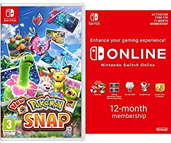 New Pokemon Snap (Nintendo Switch)   Online Membership - 12 Months (Download Code)