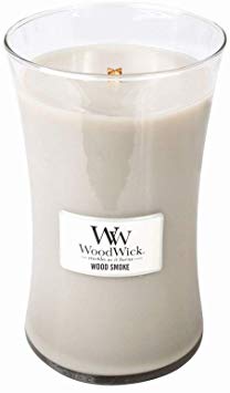 WoodWick Wood Smoke Candle, Youth Large / 11-13, White