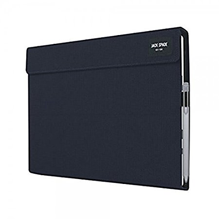 Jack Spade Wrap Folio for Microsoft Surface Pro 4 and 3 - Luggage Nylon Navy - JSSP-003-LNNVY