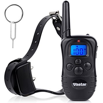 Vastar 330yard Rechargeable Remote Dog Training Shock Collar , for 15 to 100 lbs Vibration E-Collar