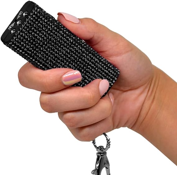 GUARD DOG SECURITY Mini Stun Gun Keychain - Stun Gun with LED Flashlight - USB Rechargeable