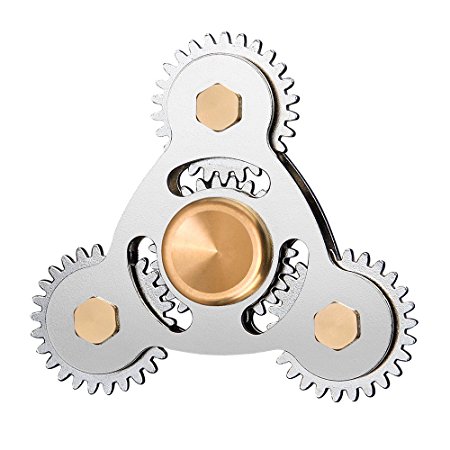 Aukwing Fidget Spinner Toy, Hand Spinners EDC ADHD Focus Anxiety Stress Relief Autism and Boredom Killing Time Toys, High Speed, Copper