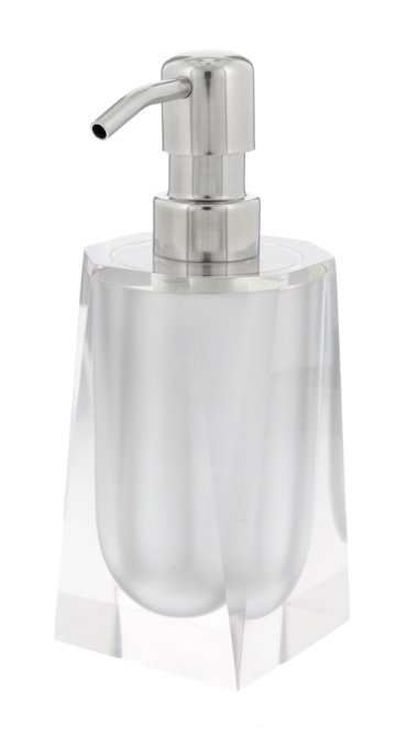 MyCrystle Diamond Series Soap Dispenser- Commercial Quality Stainless Steel Pump for Liquid and Foam Hand Gel