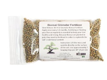 Bonsai Fertilizer Granular Slow Release Pellets Safe and Highly Effective food for Bonsai Trees and House Plants 5oz Package