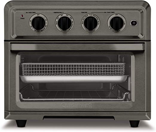 Cuisinart TOA-60BKS Toaster Oven Air Fryer.6 Cubic Interior, Black Stainless Steel