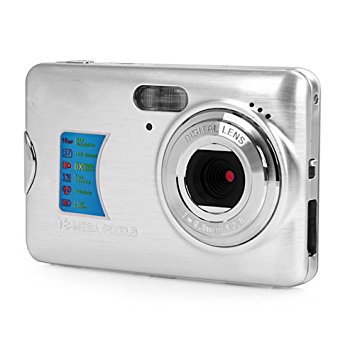 AnyGo CDFE 2.7" LCD HD Digital Camera Mini Camcorder Video Camera-Sliver