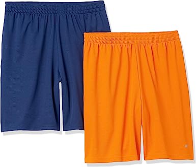 Amazon Essentials mens (2)-pack Performance Mesh Short Short