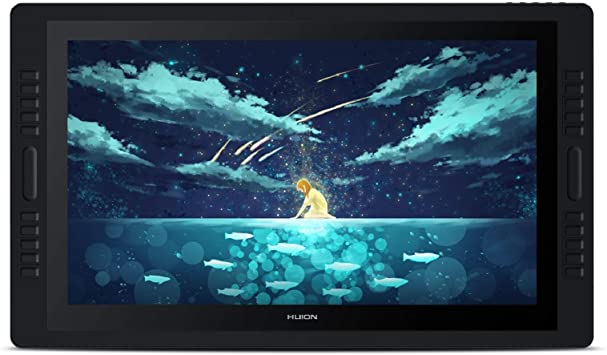 HUION Kamvas PRO 24 Graphic Drawing Monitor Pen Display Drawing Tablet Screen Full-Laminated Tilt Function Battery-Free Stylus, 8192 Pen Pressure and 20 Shortcut Keys