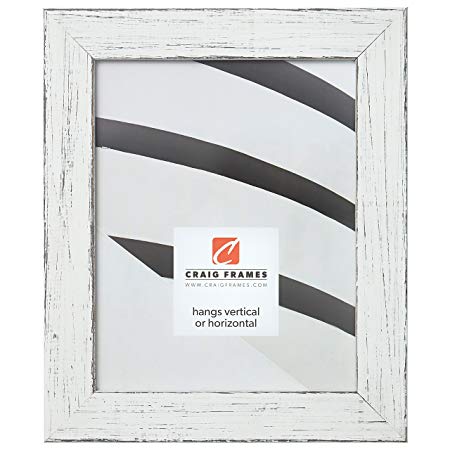 Craig Frames Jasper Picture Frame, 8 x 12 Inch, Country Marshmallow White