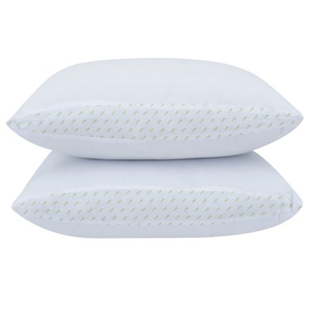 Mainstays 200TC Cotton Firm Support Pillow Set of 2 in Multiple Sizes