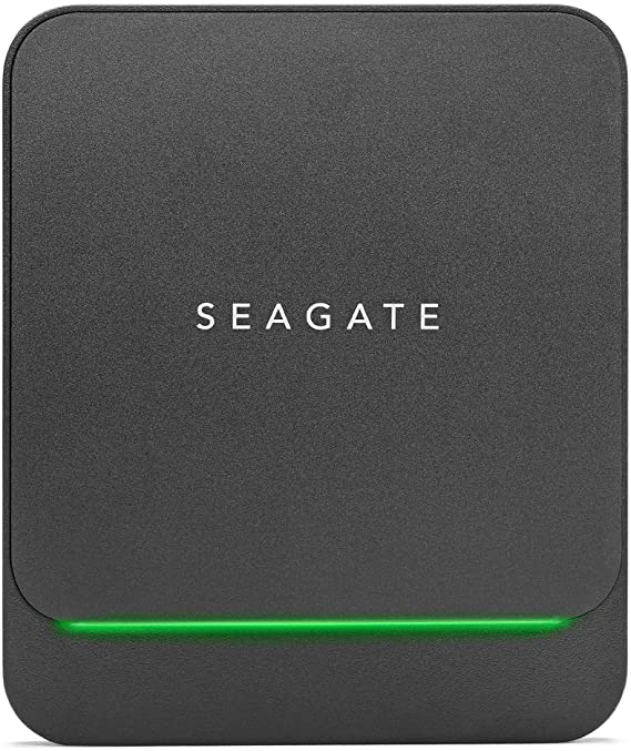 Seagate Barracuda Fast SSD 1 TB External Solid State Drive Portable - USB-C USB 3.0 for PC Laptop and Mac (STJM1000400)