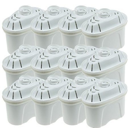 Qualtex Compatible Brita Maxtra Water filter Cartridges (Pack of 12)