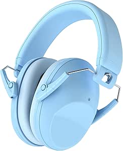 ProCase Kids Ear protection Earmuffs, NRR 22 dB Noise Cancelling Headphones for Child Toddler, Sound Proof Hearing Protection Sensory Headphones for Autism -Skyblue