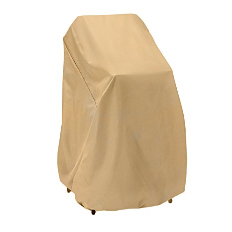 EmpirePatio Stack of Chairs Covers / Barstool Covers 49 in High - Nutmeg