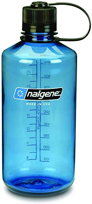 Nalgene Translucent Narrow Mouth Bottle with Gray Lid