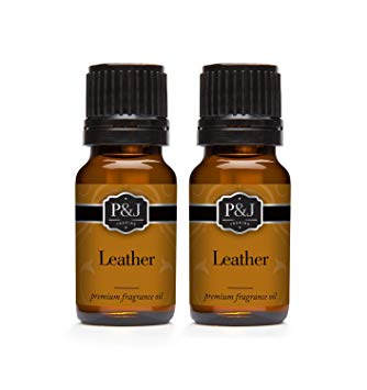 Leather Fragrance Oil - Premium Grade Scented Oil - 10ml - 2-Pack