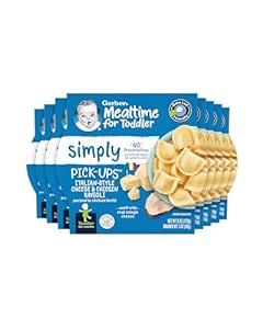 Gerber Toddler Food, Pick-ups, Italian-Style Chicken & Cheese Ravioli, Baby Food, Simply No Preservatives, 6 Ounce (Pack of 8)