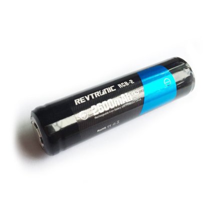 Revtronic RCB-2 2600mAh 18650 Li-ion Battery2-Peices