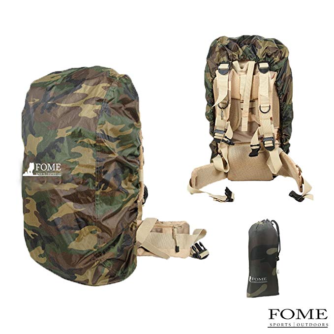 Backpack Rain Cover,FOME Nylon Backpack Rain Cover for Hiking / Camping / Traveling   A FOME Gift