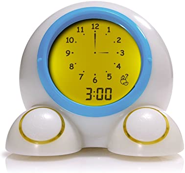 PlayMonster Teach Me Time Educational Alarm Clock Night Light