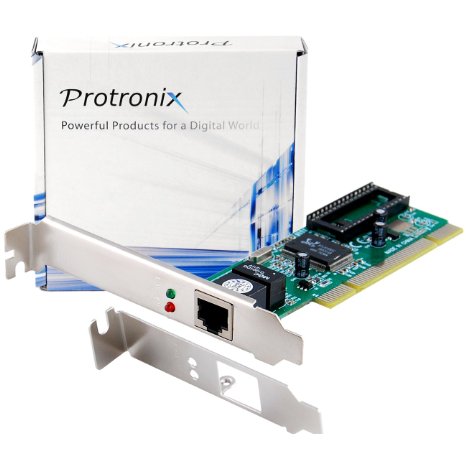 Protronix Gigabit Ethernet LAN Low Profile PCI Network Controller Card 10/100/1000