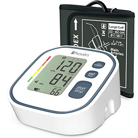 Blood Pressure Monitor Upper Arm BPM-634 - Automatic BP Machine - Top Rated FDA Approved Electronic BP Monitors - Arterial Home BP Cuff Machines - Tensiometro Digital