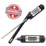 Cooking Thermometer DrMeter Instant Read Digital Food Temperature Thermometer-Best Cooking Probe for Food Grill BBQ and Candy