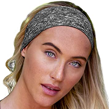 E Tronic Edge Sports Headbands: UNISEX Design With Inner Grip Strip to Keep Headband Securely in Place | Fits ALL HEAD SIZES | Sweat Wicking Fabric to Keep your Head Dry & Cool. Fits Under Helmets too