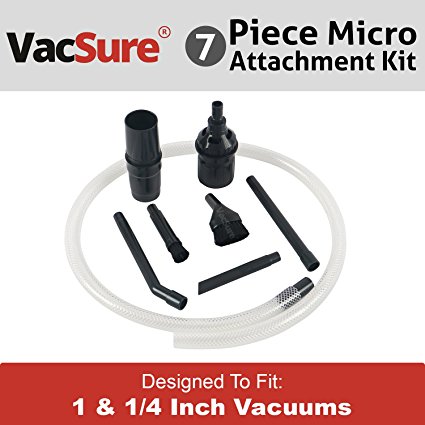 Micro Vacuum Attachment Kit - 7 Piece. By VacSure