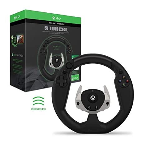 Hyperkin S Wheel Wireless Racing Controller (with Game Pass) for Xbox One - Officially Licensed By Xbox - Xbox One