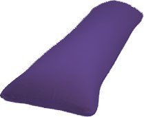 Crescent Multiple Colors - Zippered Body Pillowcase- 200 Thread Count 21"x 54" (Purple)