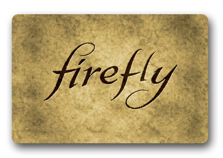 Firefly with Sayings fabric Doormat decorative doormat