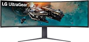 LG Electronics LG Ultragear™ 49GR85DC-B Ecran PC Gaming incurvé 49' - dalle VA résolution Dual QHD (5120x1440), 1ms GtG 240Hz, DisplayHDR™1000, AMD FreeSync Premium Pro, HDMI 2.1, courbure 1000R